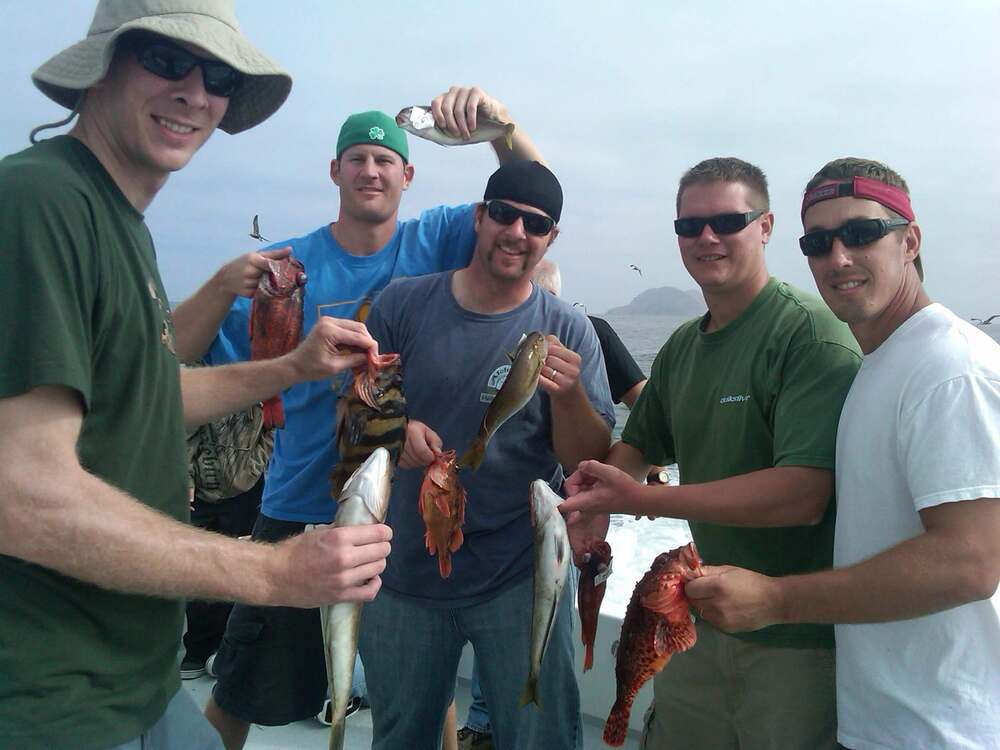 The boys fishing